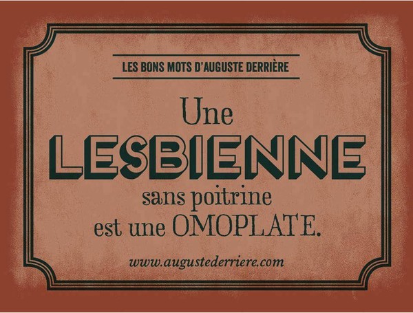 Humour d'Auguste Derriere